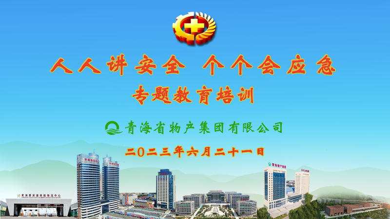 提高安全管理水平 落實(shí)全員安全責(zé)任&mdash;&mdash;集團(tuán)安委會(huì)舉辦2023年&ldquo;人人講安全，個(gè)個(gè)會(huì)應(yīng)急&rdquo;專(zhuān)題教育培訓(xùn)